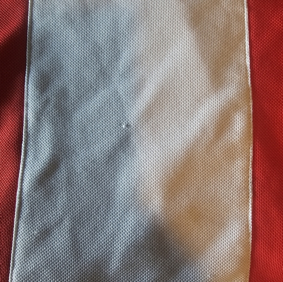 Lily’s BIGHORN Golf Club Sleeveless Polo L Red White Colorblock Sport Top - Picture 2 of 10